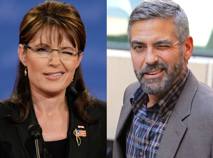 Sarah Palin, George Clooney Sarah Palin, George Clooney